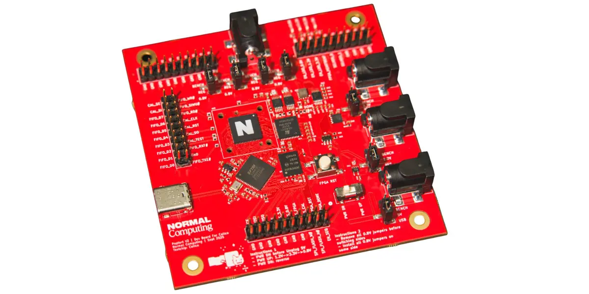 Normal Computing’s thermodynamic computing chip, CN101