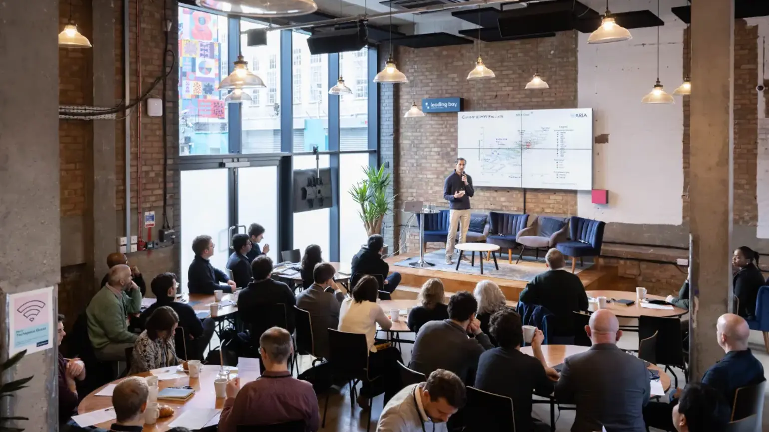 Suraj Bramhavar speaking at an event